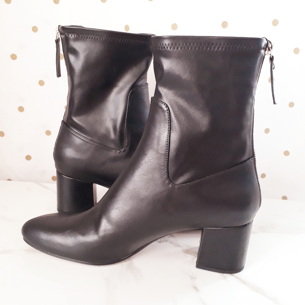 ZARA BLACK ANKLE BOOTS (NWT)